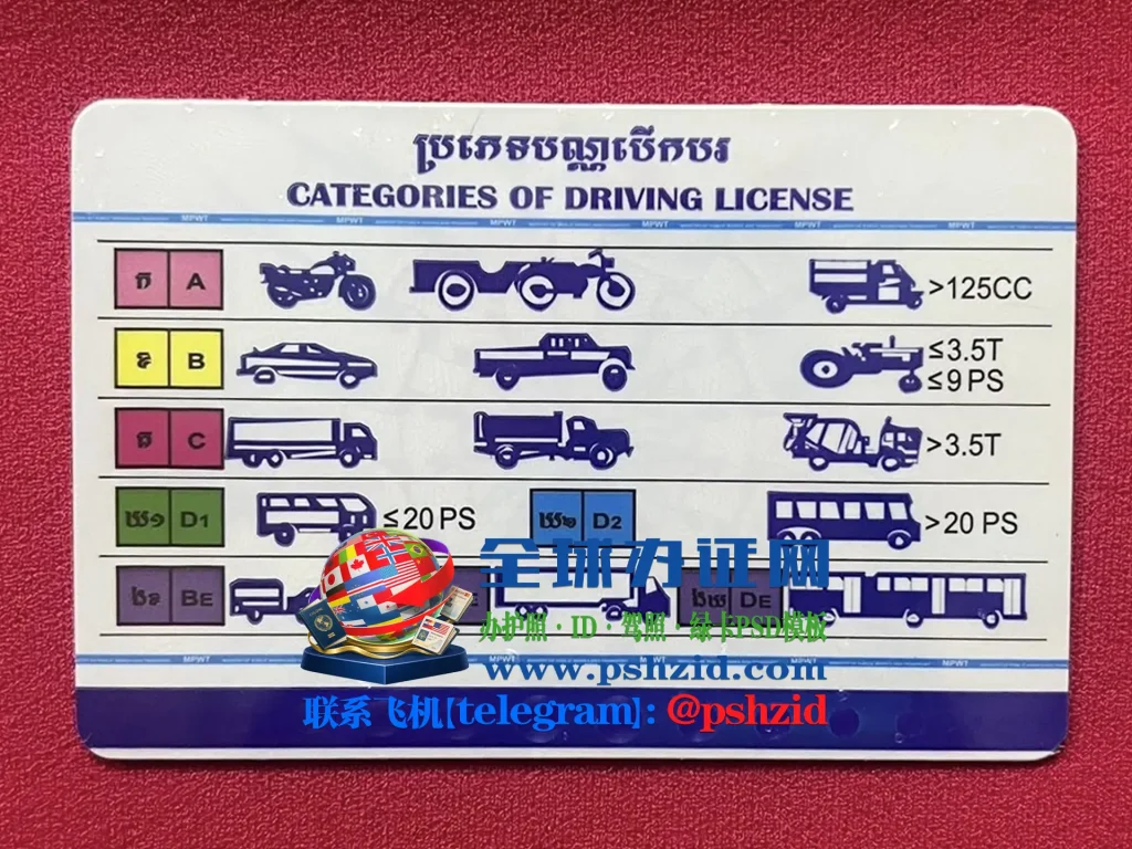 获取柬埔寨驾照