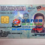马来西亚身份证样本Malaysian ID Card