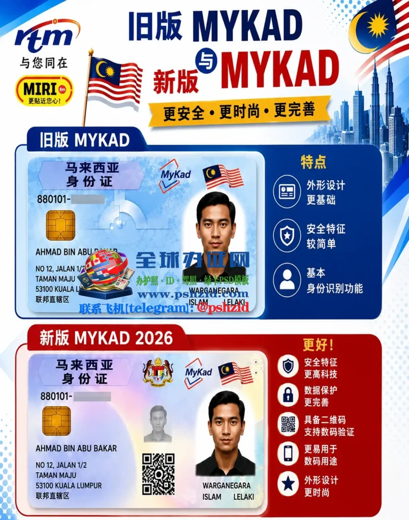 马来西亚新版身份证Malaysia's new identity card