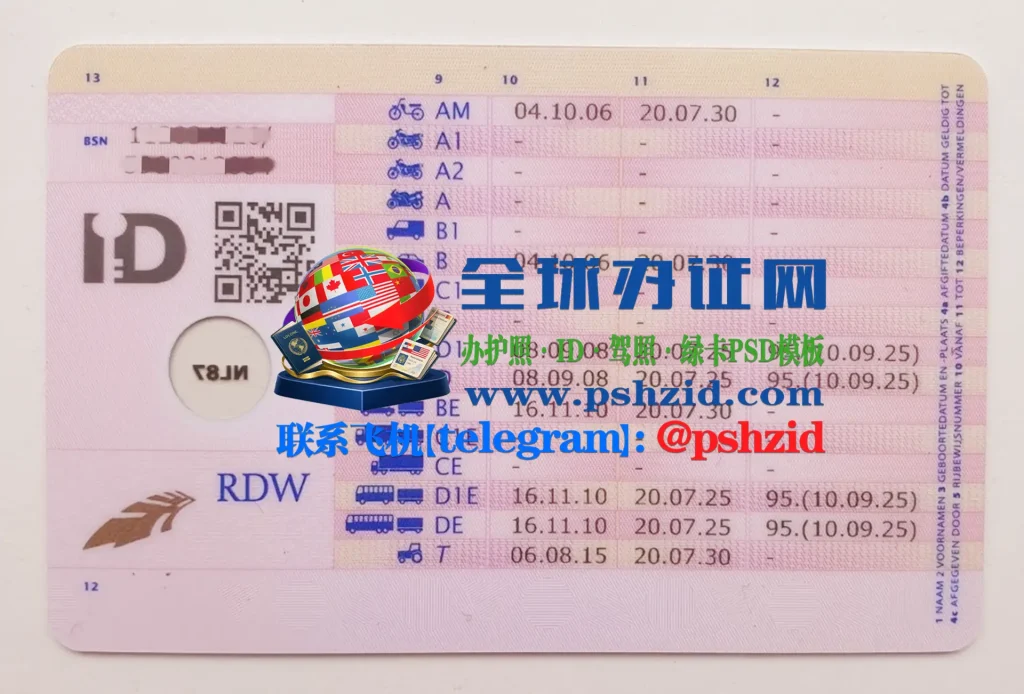 换领荷兰驾照Exchange Dutch driver's license