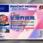 捷克驾照样本Czech driver's license