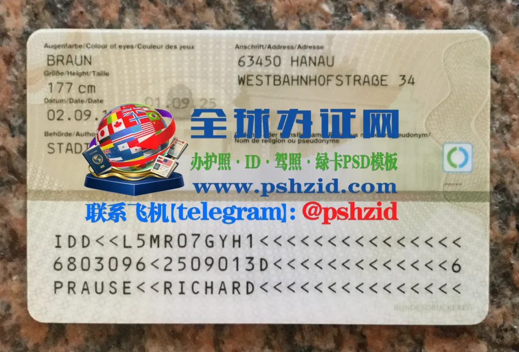 入籍德国身份证办理Processing of German ID Card After Naturalization