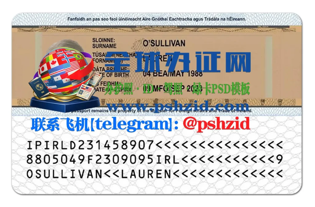 入籍爱尔兰身份证办理Processing of Irish Identity Documents for Naturalization