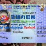 斯洛伐克身份证样本Slovak Identity Card