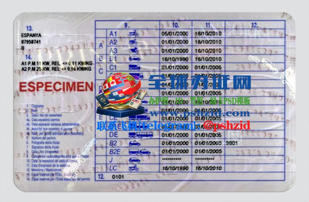 外国驾照与安道尔驾照办理互换Exchange of foreign driver's license and Andorran driver's license