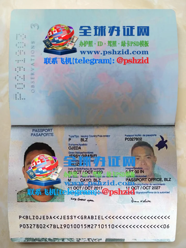 伯利兹护照办理Belize passport application