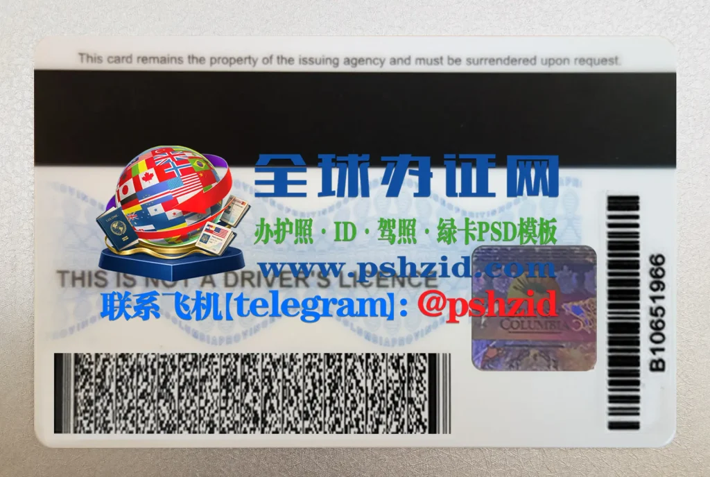 不列颠哥伦比亚省身份证办理British Columbia ID Card Processing