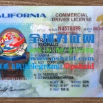 美国加州新版驾照样本California New Driver's License