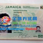 牙买加国民身份证样本Jamaican National Identity Card