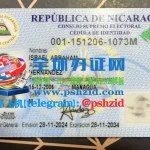尼加拉瓜国民身份证样本Nicaragua National Identity Card