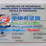 尼加拉瓜居留证样本Nicaragua Residence Permit