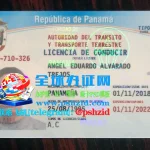 巴拿马驾照样本Panama driver's license