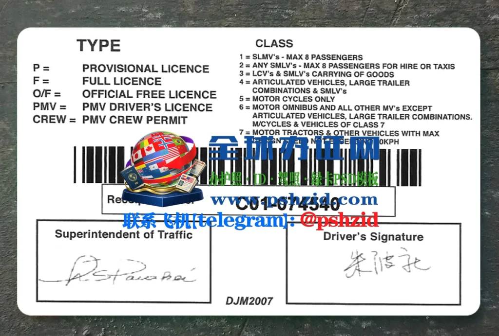 巴布亚新几内亚驾照办理Papua New Guinea driver's license application