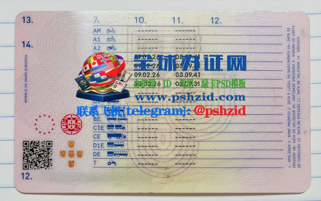 葡萄牙驾照办理Portuguese driver's license application