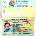 萨尔瓦多护照Salvadoran passport