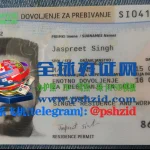 斯洛文尼亚居留证样本Slovenian residence permit